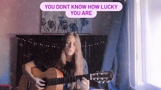 You Dont Know How Lucky You Are by Keaton Henson  Kylie Breann cover [upl. by Janus]