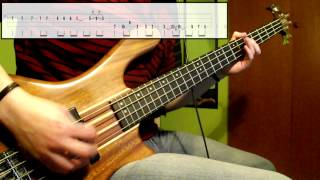 Nirvana  Lounge Act Bass Cover Play Along Tabs In Video [upl. by Karin]