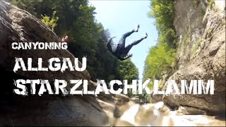 😃 Canyoning 😣 Starzlachklamm im 👍 bayerischen Allgäu [upl. by Hbaruas65]