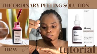 How to properly use The Ordinary Peeling Solution AHA 30 BHA 2 [upl. by Braca]