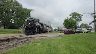 Empress 2816 Steam Train Genoa IL may 9th 2024 [upl. by Oigres]