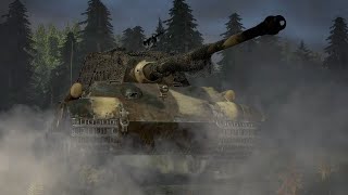 Königstiger VS 4 Sherman  Epic Battle [upl. by Dranik]