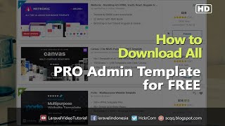 How I Can Download All PRO Admin Dashboard Templates for FREE [upl. by Northrup]