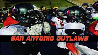 SAN ANTONIO OUTLAWS 2016 GAME HIGHLIGHTS • FRIDAY NIGHT TYKES [upl. by Colburn]