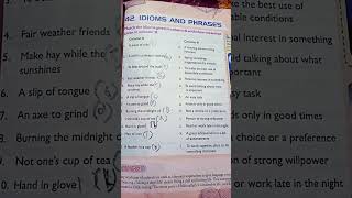 Idioms and Phrasesclass 6question answer GkViral short [upl. by Saisoj51]