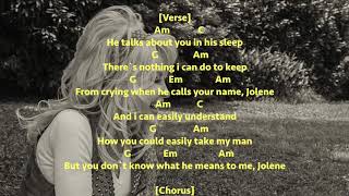 Jolene  Dolly Parton  Chords and Lyrics [upl. by Bradney]