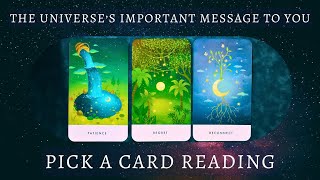 The Universe Has an Important Message for You 🌌 Pick a Card Reading [upl. by Raynah]