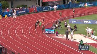 Olympic Track And Field Trials  41YearOld Bernard Lagat Takes Thrilling 5000Meter Final [upl. by Adnuhsed]