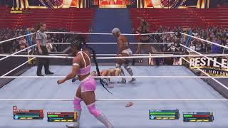 Bianca Belair amp Jade Cargill vs Michelle McCool amp Stacey Kiebler [upl. by Notyal]