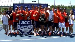 Virginia Wins Eighth Consecutive ACC Mens Tennis Championship [upl. by Latnahc]