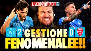 🔴 napoli monza 2  0 postpartita seriea ⚽ live [upl. by Eednarb]