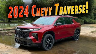 2024 Chevrolet Traverse Quick Review  The Affordable Family Hauler [upl. by Ri]