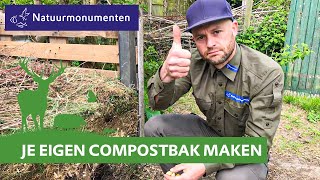 Compostbak maken Boswachter Jerome legt het je uit [upl. by Linnea687]