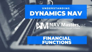 Dynamics NAV  Other Financial Functions [upl. by Gnol]