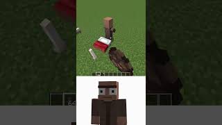 Surprising Villager Logic vs Oi Oi Oi Sleep Reaction shorts minecraft meme [upl. by Bourne]