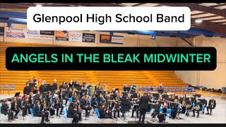 ANGELS IN THE BLEAK MIDWINTER Winter Concert 2023 Glenpool High School Band [upl. by Lal]