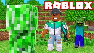 MINECRAFT IN ROBLOX [upl. by Trilbee447]