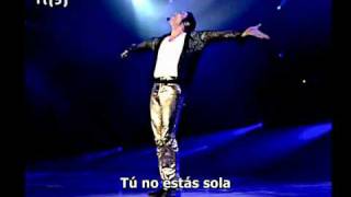 Michael Jackson  You are not alone Live HD Subtitulado español HQ [upl. by Ecinahc]