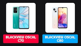 Blackview Oscal C70 vs Blackview Oscal C80 [upl. by Elocin702]