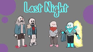 Last Night  Undertale AU Comic Dub  MurderSwap ft fantasydubs7382 [upl. by Haidebez143]