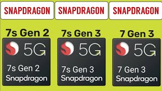 Snapdragon 7s Gen 2 vs Snapdragon 7s Gen 3 vs Snapdragon 7 Gen 3  Vivo V40  Redmi Note 14 [upl. by Annonyw]