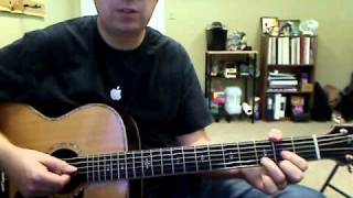 Ray Lamontagne You Beg steal and borrow guitar lesson [upl. by Ailet]