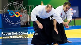 Demonstration of Experts in Aikido  Ruben Sandoval at World Martial Arts Masterships in Korea [upl. by Kries]