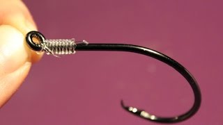 How to snell a hook  Easy quick and idiotproof way to snell a fish hook [upl. by Amiaj82]