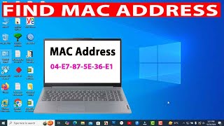 How to Find Your MAC Address in Windows 10 MACAddress [upl. by Aivonas]