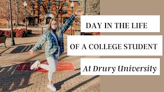 Day In The Life Of A College Student At Drury University [upl. by Lig]