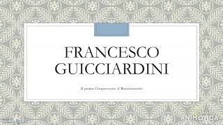 LETTERATURA ITALIANA FRANCESCO GUICCIARDINI [upl. by Peer]