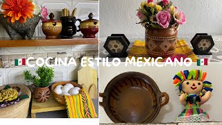 🇲🇽COMO DECORAR LA COCINA ESTILO MEXICANO 🌵🇲🇽 [upl. by Sirac]