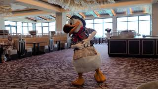 Song and Dance from Character Breakfast at Disney World Topolinos Terrace Restaurant Dec 2020 [upl. by Almund]