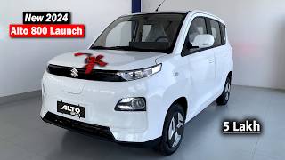 New Alto Launch in 2024🔥 Maruti Suzuki Alto 800 New 2024 Model  Price Specificatin and Review [upl. by Estes]