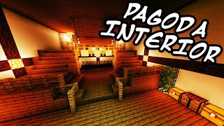 How to Build the Japanese Pagoda Interior in Minecraft  Tutorial 28 [upl. by Eeima]