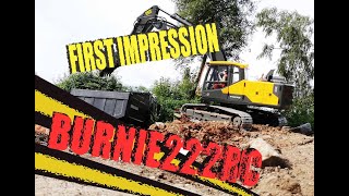 Double E  Volvo EC160E Electric Excavator  First Impression [upl. by Aipotu545]