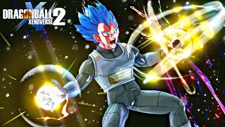 Vegeta Super Saiyan Blue Perfected  Dragon Ball Xenoverse 2 Mod [upl. by Kcerred638]