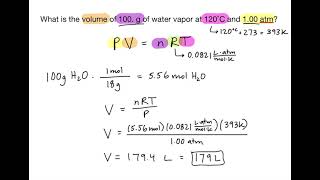 Using the Ideal Gas Law PVnRT  Chemistry Practice Problems [upl. by Hoffert]