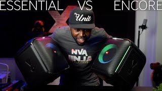 Called It🤣 JBL Partybox Encore VS Essential with binaural sound sample [upl. by Hsekar]