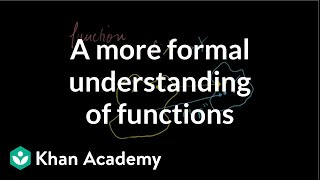 A more formal understanding of functions  Matrix transformations  Linear Algebra  Khan Academy [upl. by Galvin]