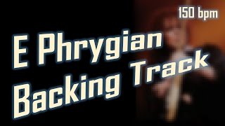 E Phrygian Dominant Backing Track [upl. by Eirrehc377]