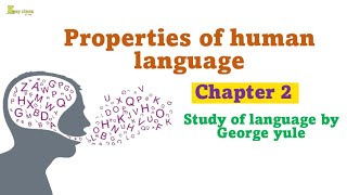 Properties of human language study of language Reflexivity Displacement Arbitrariness [upl. by Arnold]