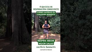 Haz estos 4 ejercicios de RESPIRACIÓN CONSCIENTE  Respira mejor mejor salud 🫶🏽😮‍💨 respiracion [upl. by Currie]