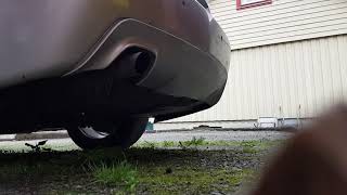 BMW 525D straight pipe warm start pure sound [upl. by Ybreh]