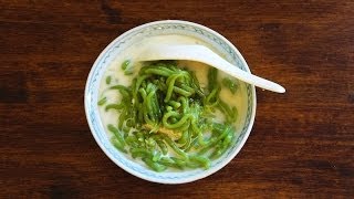 How To Make Cendol With Palm Sugar And Coconut Milk [upl. by Tosch]