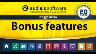 Audials 2019 in 240 Seconds  Bonus Features [upl. by Mafalda]