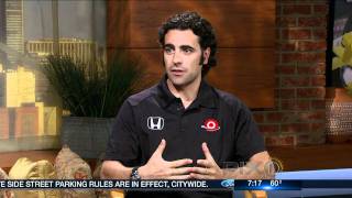 JILL NICOLINI INTERVIEWS DARIO FRANCHITTI2010 INDY 500 WINNER  PIX MORNING NEWS [upl. by Irrej]