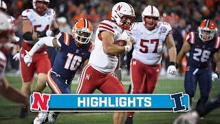 Nebraska at Illinois  Extended Highlights  Big Ten Football  Oct 6 2023 [upl. by Yesdnil598]