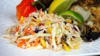 Caribbean Style Coleslaw Recipe [upl. by Selij219]