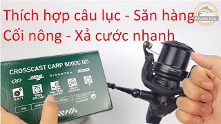 Chi tiết Daiwa Crosscast Carp 5000C QD  Quá tốt trong tầm giá  Săn hàng câu lục tuyệt vời [upl. by Bohs]